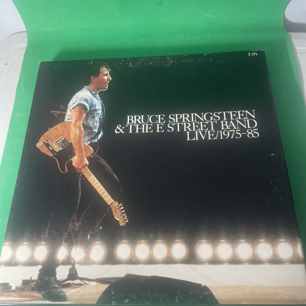 BRUCE SPRINGSTEEN & THE E STREET BAND LIVE 1975- 85 US 5 LP Box With Booklet